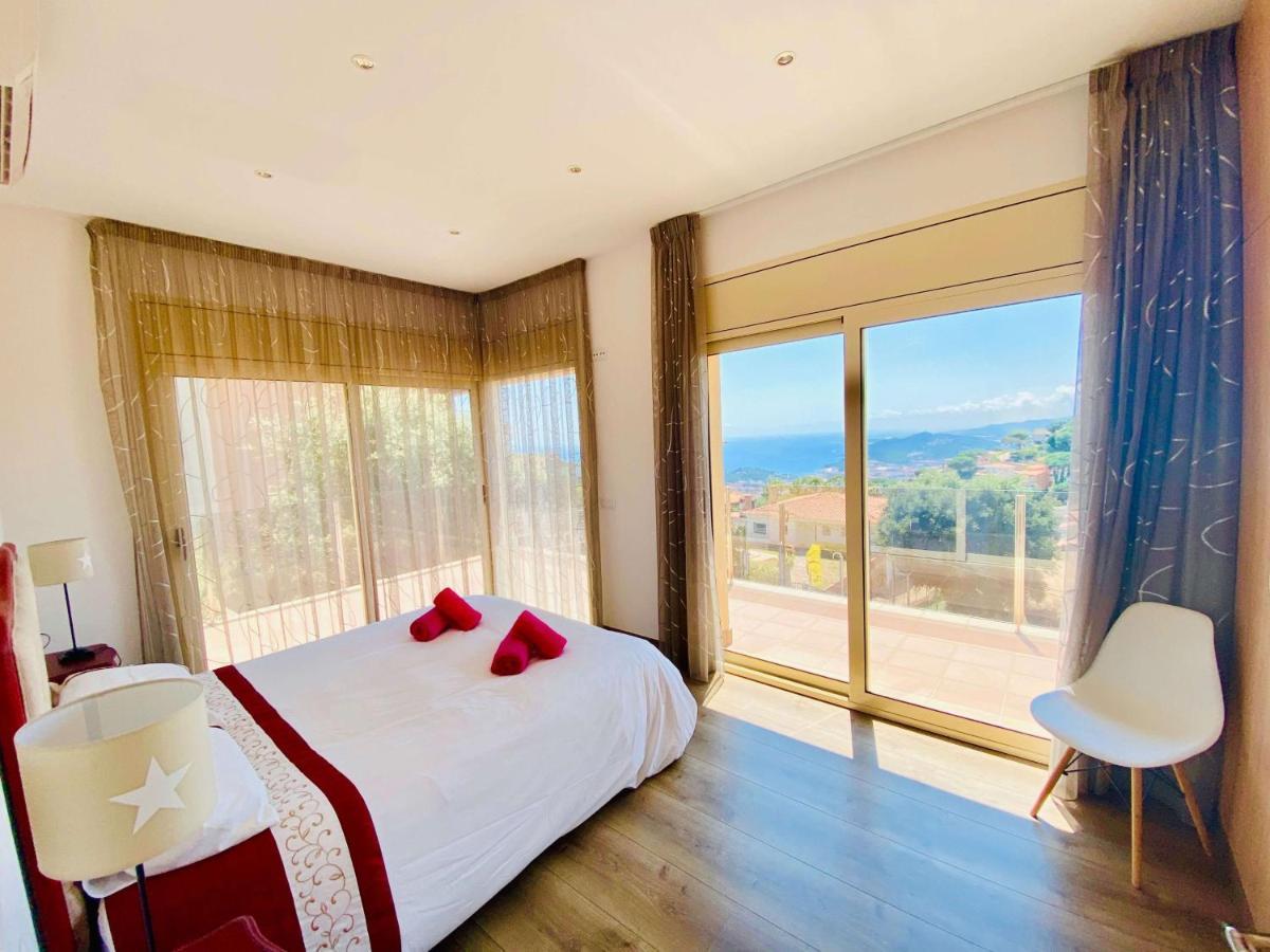 Luxury Villa Investingspain With Sea Views, Pool And Jacuzzi Lloret de Mar Eksteriør billede