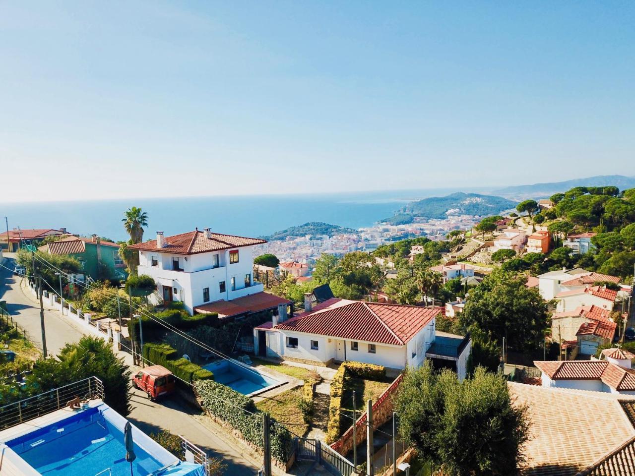 Luxury Villa Investingspain With Sea Views, Pool And Jacuzzi Lloret de Mar Eksteriør billede
