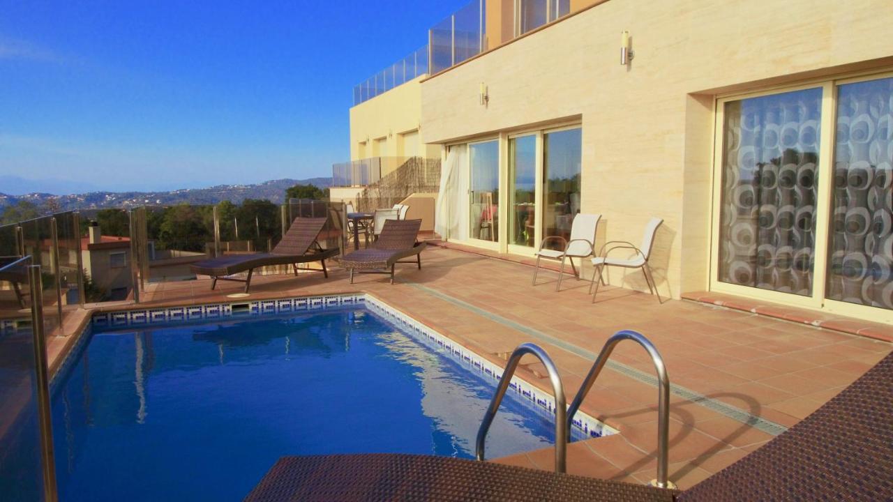 Luxury Villa Investingspain With Sea Views, Pool And Jacuzzi Lloret de Mar Eksteriør billede